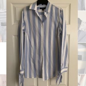 Banana Republic striped button up